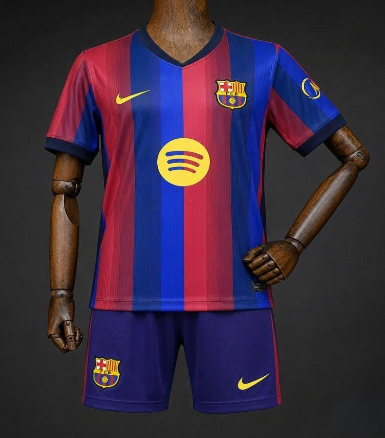 T-shirt e Pantaloncini Bambino FC Barcelona Home 2026/27