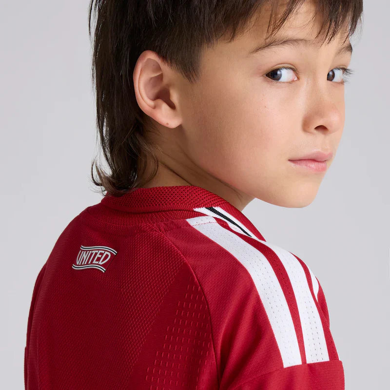 T-shirt e Pantaloncini Bambino Manchester United Home 2026/27