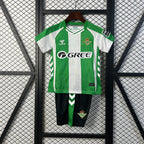 T-shirt e Pantaloncini Bambino Real Betis Home 2025/26