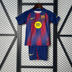 T-shirt e Pantaloncini Bambino FC Barcelona Home 2025/26