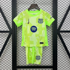 T-shirt e Pantaloncini Bambino FC Barcelona Third 2024/25
