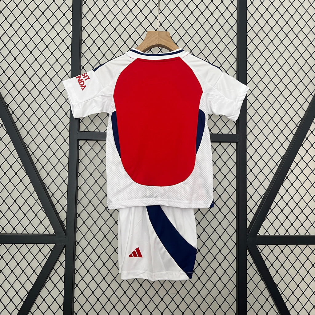 T-shirt e Pantaloncini Bambino Arsenal Home 2024/25