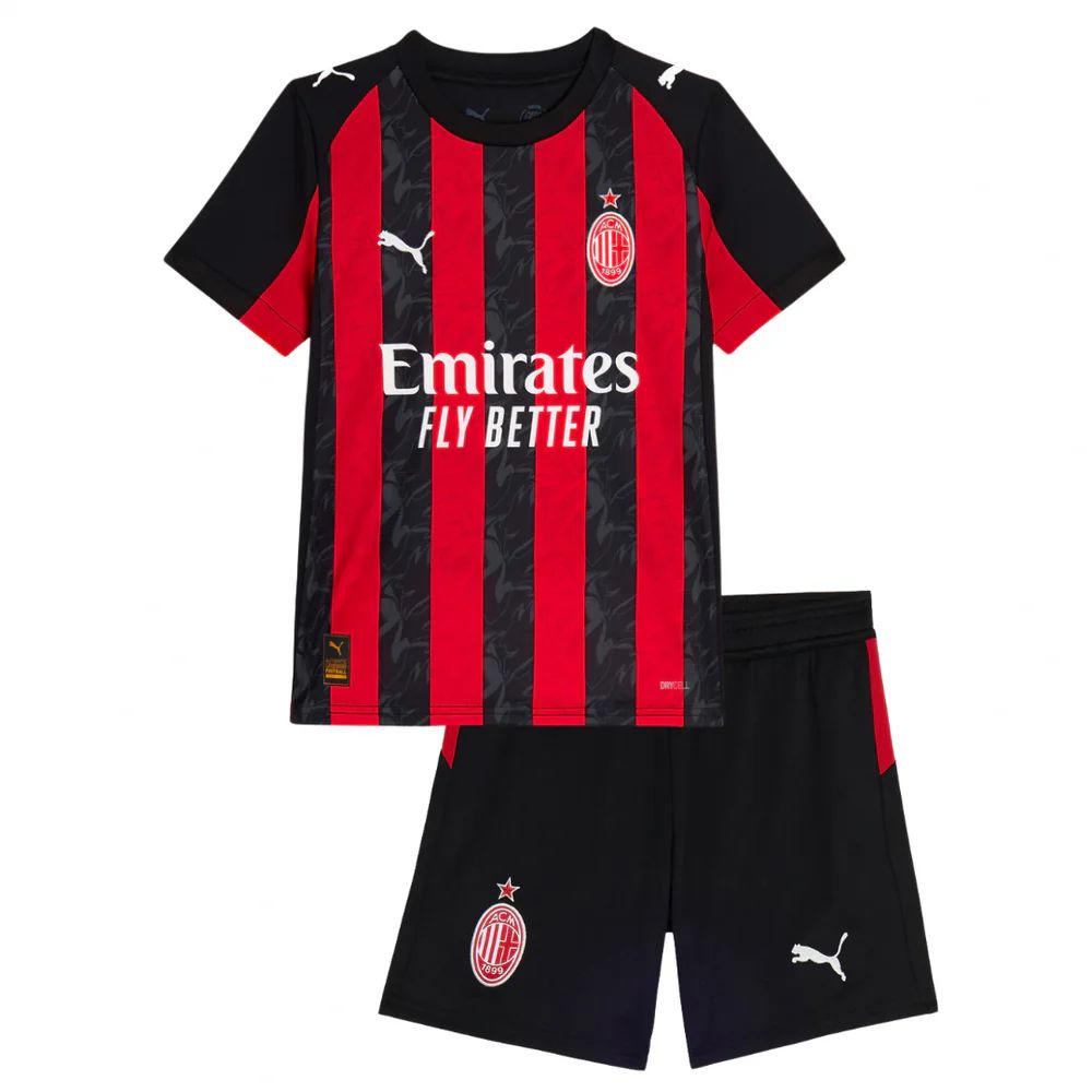 T-shirt e Pantaloncini Bambino A.C Milan Home 2025/26