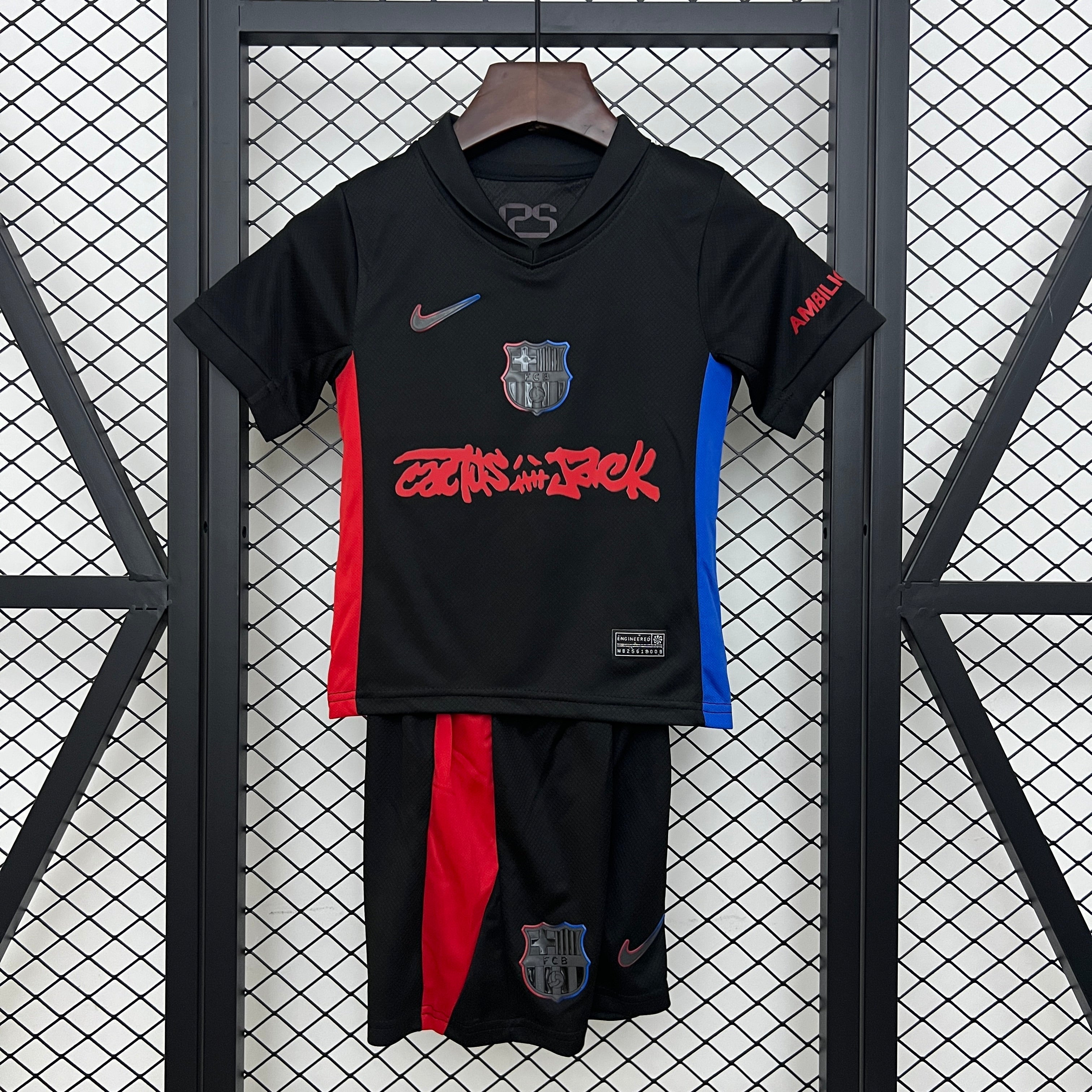T-shirt e Pantaloncini Bambino FC Barcelona - Travis Scott CACTUS JACK