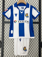 T-shirt e Pantaloncini Bambino Real Sociedad Home 2024/25