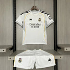 T-shirt e Pantaloncini Bambino Real Madrid Home 2025/26