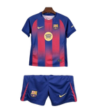 T-shirt e Pantaloncini Bambino FC Barcelona Home 2025/26