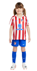 T-shirt e Pantaloncini Bambino Atletico de Madrid Home 2025/26 - Con Calzettoni