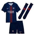 T-shirt e Pantaloncini Bambino PSG Home 2025/26 - Con Calzettoni