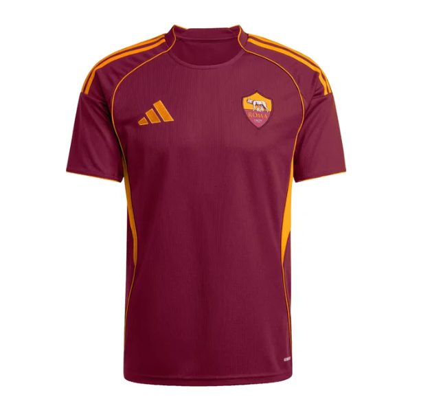 T-shirt e Pantaloncini Bambino AS Roma Home 2025/26 - Con Calzettoni
