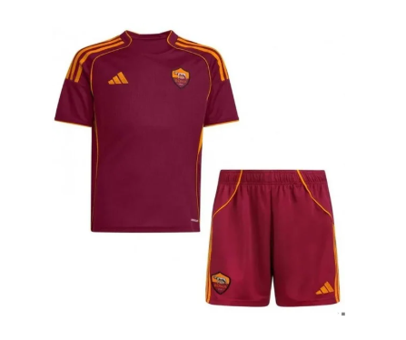 T-shirt e Pantaloncini Bambino AS Roma Home 2025/26