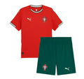 T-shirt e Pantaloncini Bambino Portugal Home 2025/26