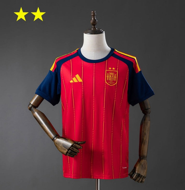 Maglia Spagna Home 26/27 - Due volte Campione del Mondo ⭐⭐