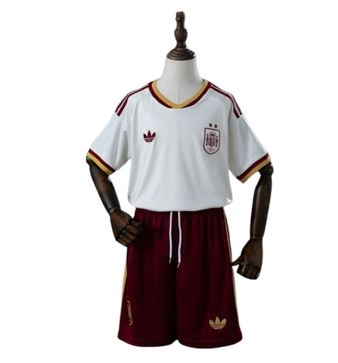 T-shirt e Pantaloncini Bambino Spagna Away 26/27 - Due volte Campione del Mondo ⭐⭐