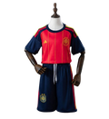 T-shirt e Pantaloncini Bambino Spagna Home 26/27 - Due volte Campione del Mondo ⭐⭐