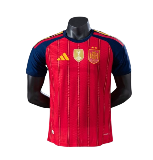 Maglia Spagna Home 26/27 - Due volte Campione del Mondo ⭐⭐ - Con Patch - Versione Giocatore
