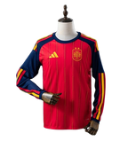 Maglia Manica Lunga Spagna Home 26/27 - Due volte Campione del Mondo ⭐⭐