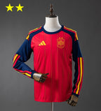 Maglia Manica Lunga Spagna Home 26/27 - Due volte Campione del Mondo ⭐⭐