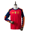 Maglia Manica Lunga Spagna Home 26/27 - Due volte Campione del Mondo ⭐⭐ - Con Patch