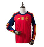 Maglia Manica Lunga Spagna Home 26/27 - Due volte Campione del Mondo ⭐⭐ - Con Patch