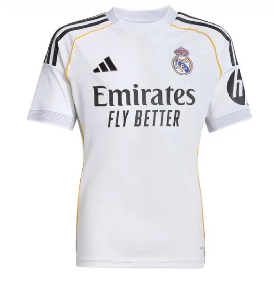 T-shirt e Pantaloncini Bambino Real Madrid Home 2025/26 - Con Calzettoni