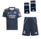 T-shirt e Pantaloncini Bambino Real Madrid Away 2025/26 - Con Calzettoni
