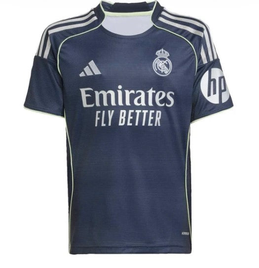 T-shirt e Pantaloncini Bambino Real Madrid Away 2025/26 - Con Calzettoni