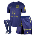 T-shirt e Pantaloncini Bambino Atletico de Madrid Away 2025/26 - Con Calzettoni