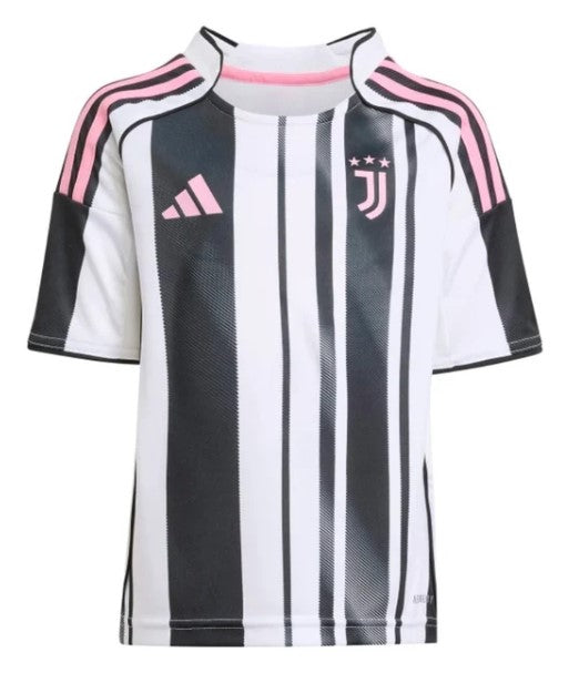 T-shirt e Pantaloncini Bambino Juventus Home 2025/26 - Con Calzettoni