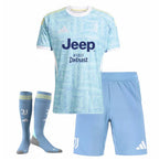 T-shirt e Pantaloncini Bambino Juventus Away 2025/26 - Con Calzettoni