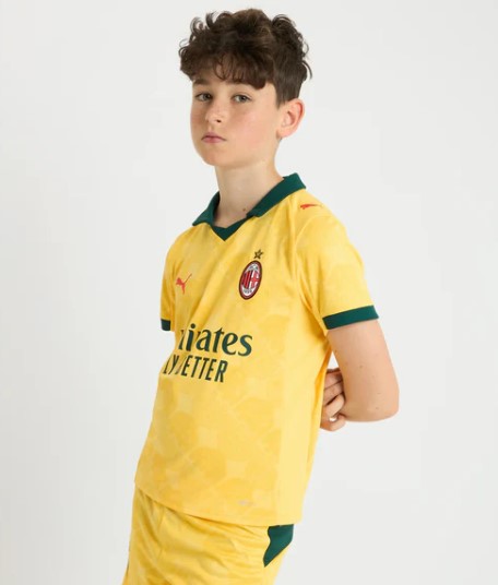 T-shirt e Pantaloncini Bambino A.C Milan Third 2025/26