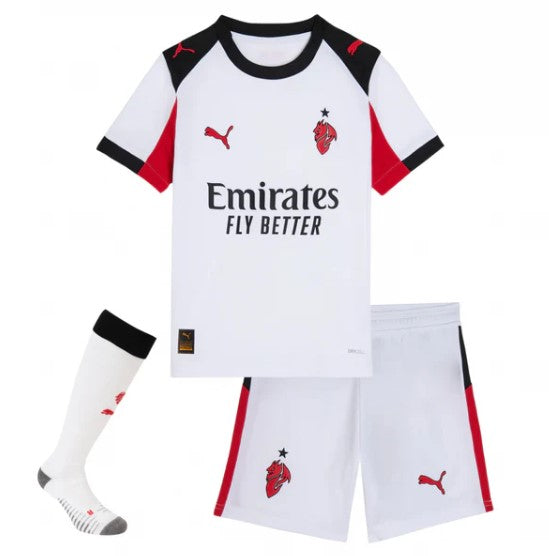 T-shirt e Pantaloncini Bambino A.C Milan Third 2025/26 - Con Calzettoni