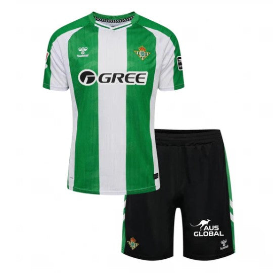 T-shirt e Pantaloncini Bambino Real Betis Home 2025/26