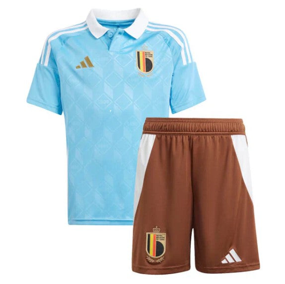 T-shirt e Pantaloncini Bambino Belgio Away 2025/26