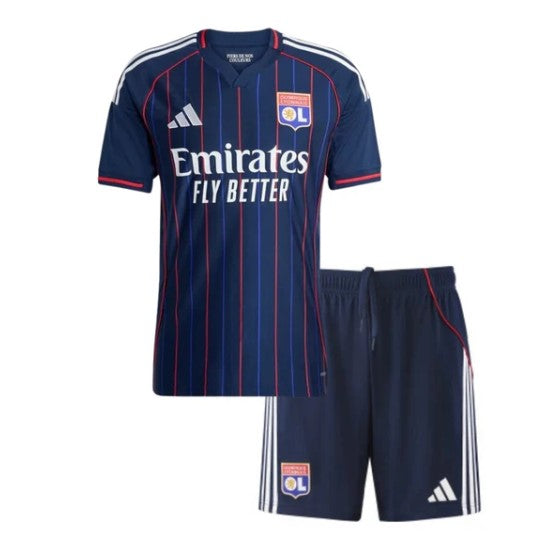 T-shirt e Pantaloncini Bambino Lyon Away 2025/26