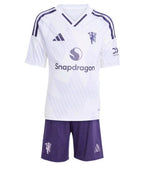 T-shirt e Pantaloncini Bambino Manchester United Away 2025/26