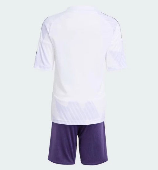 T-shirt e Pantaloncini Bambino Manchester United Away 2025/26