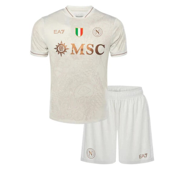 T-shirt e Pantaloncini Bambino SSC Napoli Away 2025/26