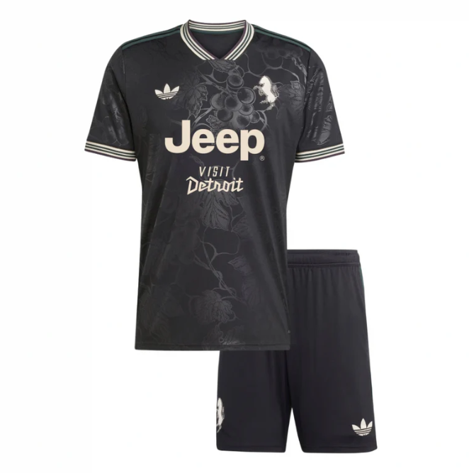 T-shirt e Pantaloncini Bambino Juventus Third 2025/26