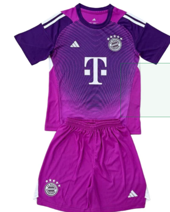 T-shirt e Pantaloncini Bambino Bayern Monaco Portiere 2025/26