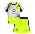 T-shirt e Pantaloncini Bambino Borussia Dortmund Away 2025/26