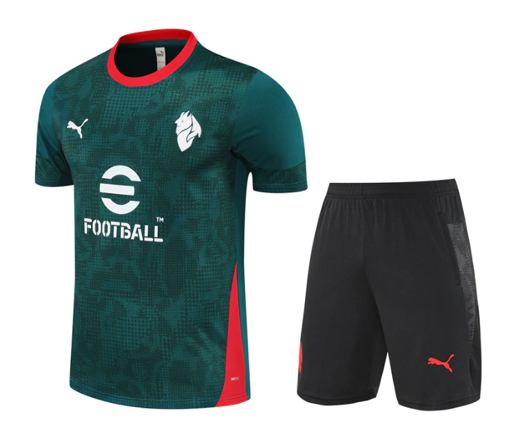 Maglia e Pantaloncini da Allenamento Bambino AC Milan 2025/26
