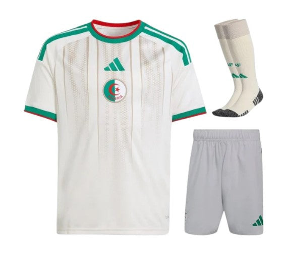 T-shirt e Pantaloncini Bambino Algeria Home 2026/27 - Con Calzettoni