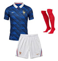 T-shirt e Pantaloncini Bambino Francia Home 2026/27 - Con Calzettoni