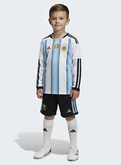 T-shirt manica lunga e Pantaloncini Bambino Argentina Home 2026/27