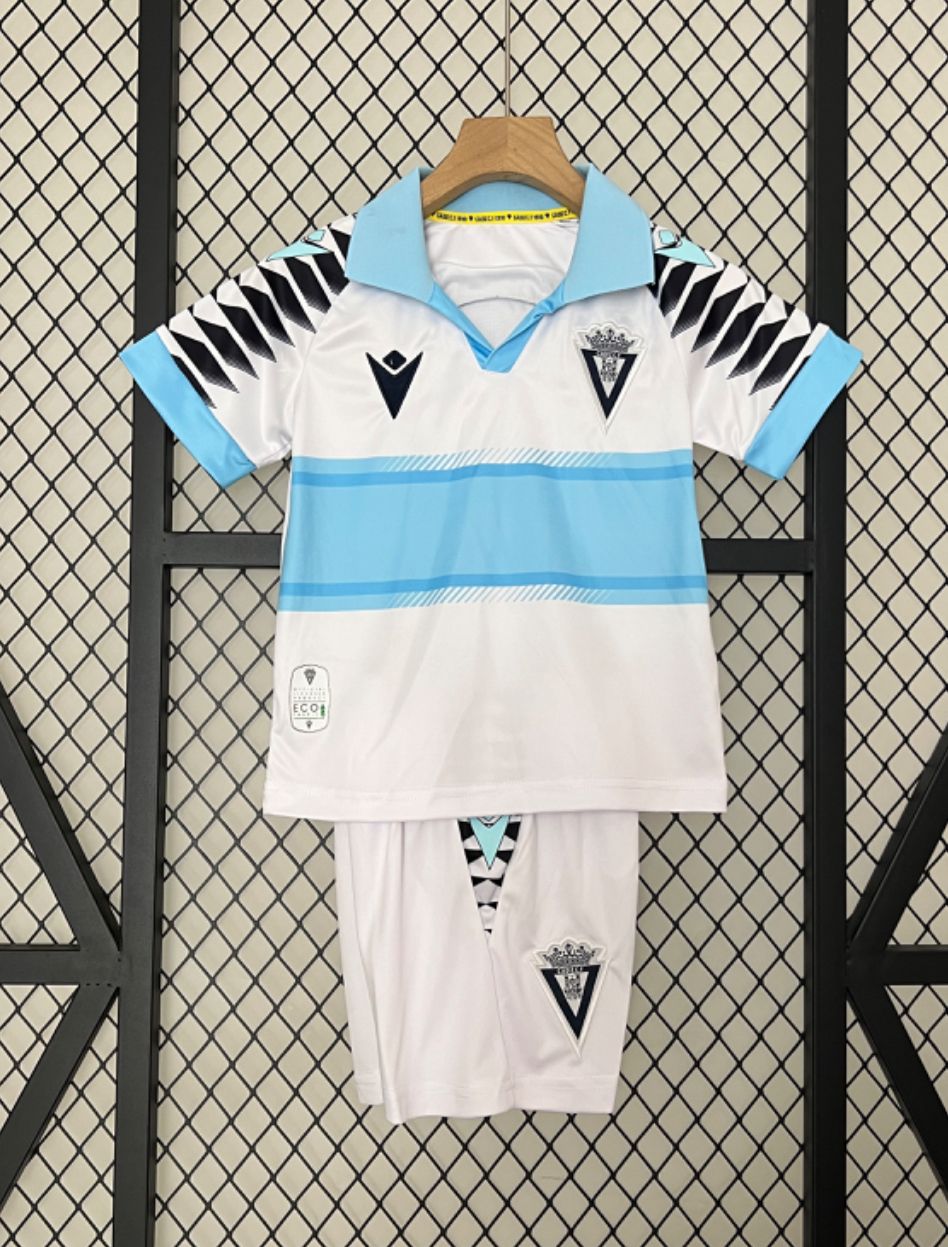 T-shirt e Pantaloncini Bambino Cádiz CF Away 2024/25
