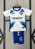 T-shirt e Pantaloncini Bambino CD Tenerife Home 2024/25 -  Con Patch LaLiga