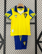 T-shirt e Pantaloncini Bambino Cádiz CF Home 2024/25