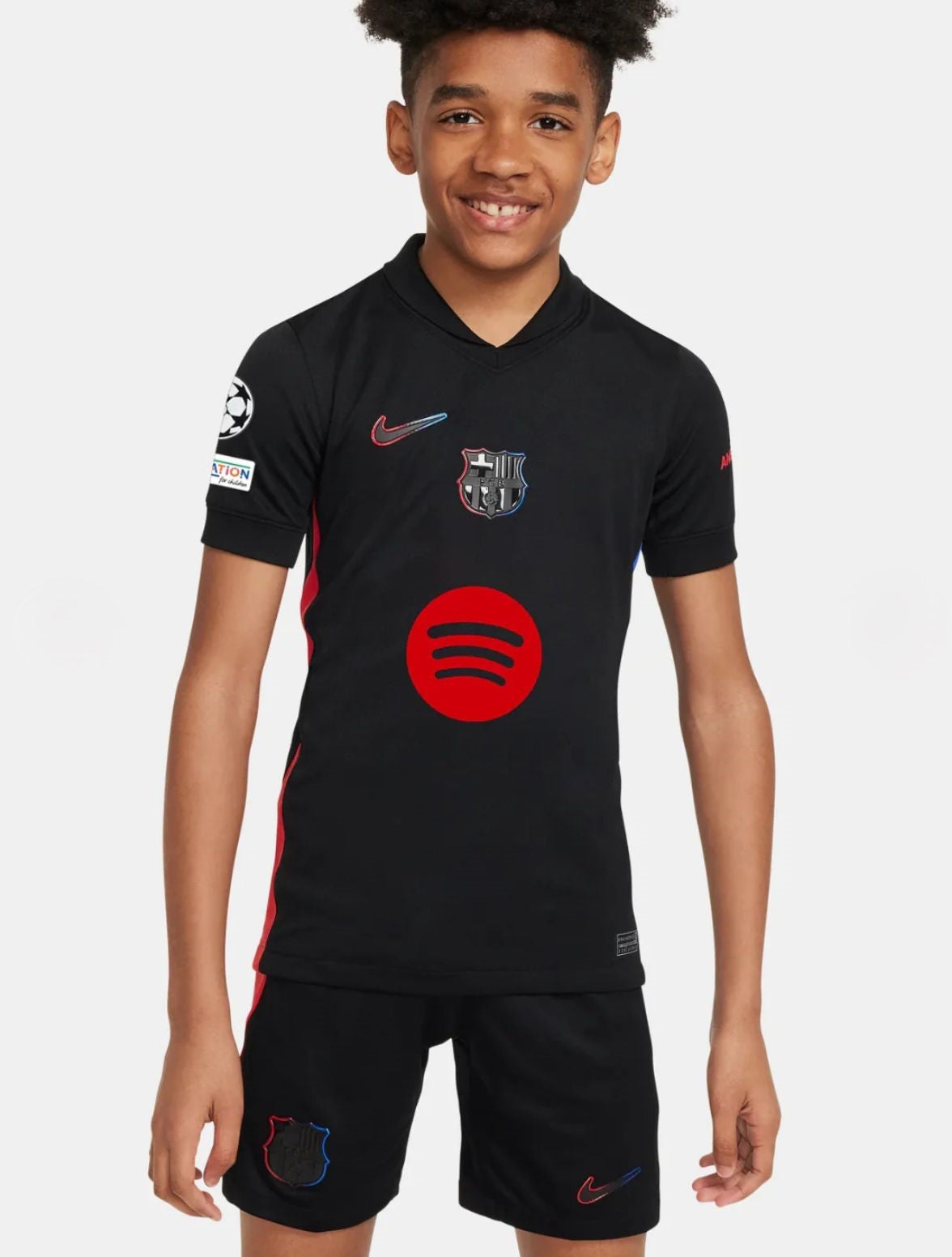 T-shirt e Pantaloncini Bambino FC Barcelona Away 2024/25
