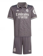T-shirt e Pantaloncini Bambino Real Madrid Third 2024/25